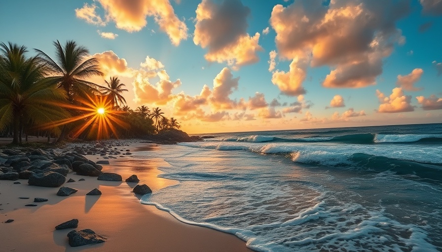 Serene tropical beach for destination ideas for your next company retreat.