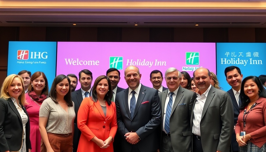 People posing at an IHG Hotels event in Bengaluru.