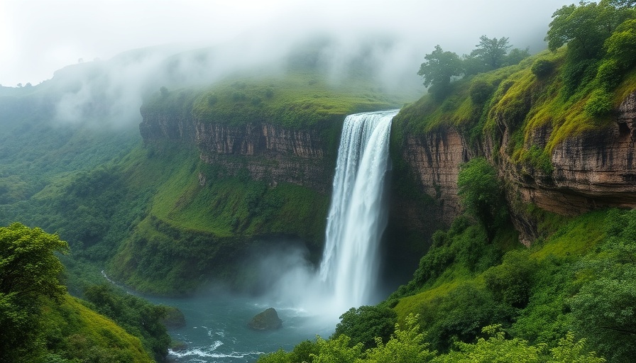 Majestic waterfall and lush greenery, how to pick a travel destination.