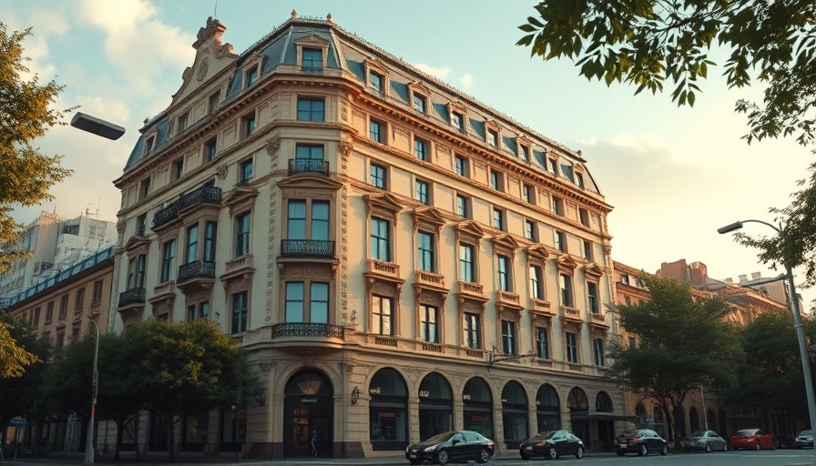 Elegant historic hotel, potential sustainable hotel of the year, city setting.