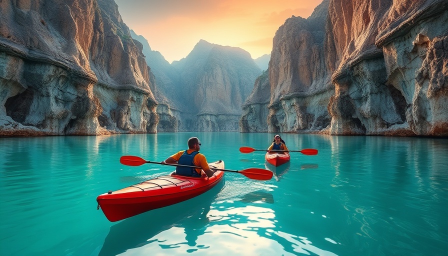 Kayakers exploring scenic waters at sunset, how to pick a travel destination.