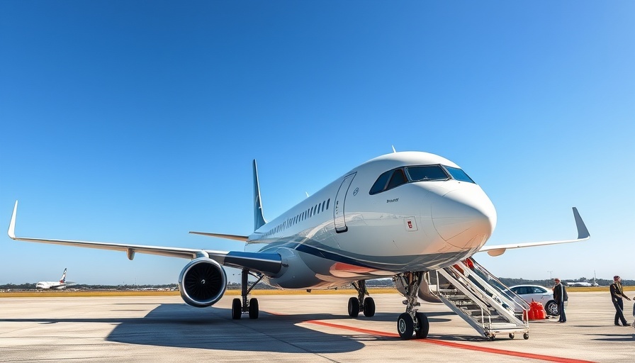 AEGEAN Airlines plane on tarmac with boarding stairs, sunny day