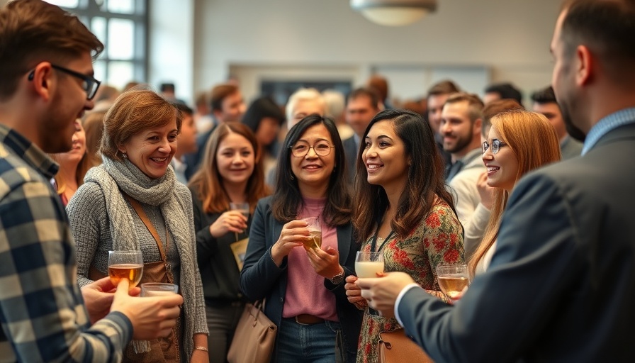 Travel news this week: lively tasting session at an indoor event.