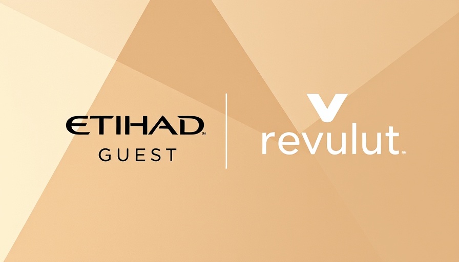 Etihad Guest and Revolut travel partnership branding.