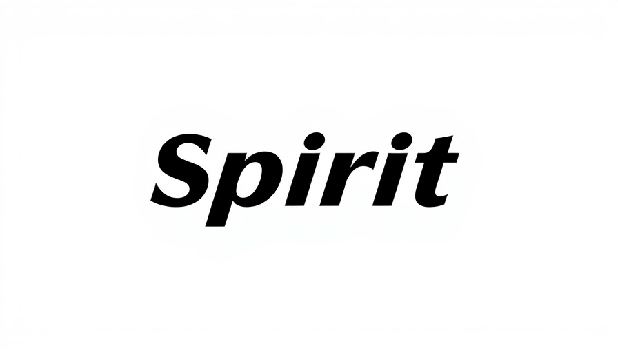 Black and white Spirit logo on a plain background, related to travel news.