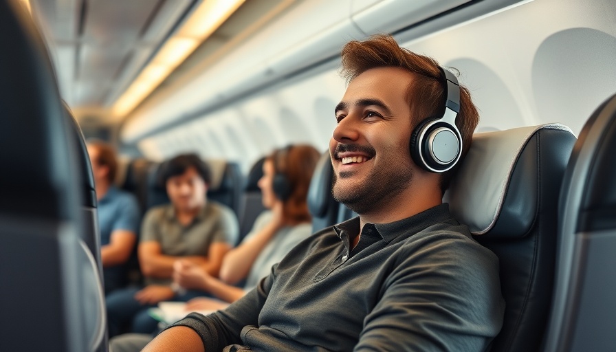 Passenger enjoying Premium Economy Service on American Airlines.