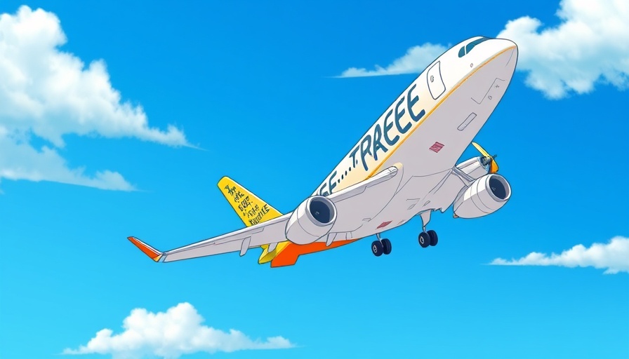 Airplane illustration with travel points info for budget travel.
