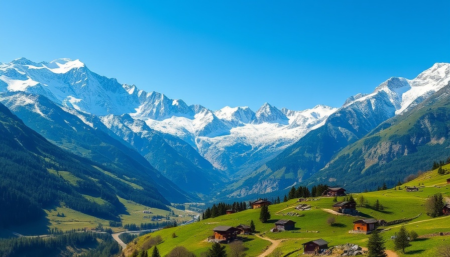 Breathtaking valley scene depicting how to pick a travel destination.