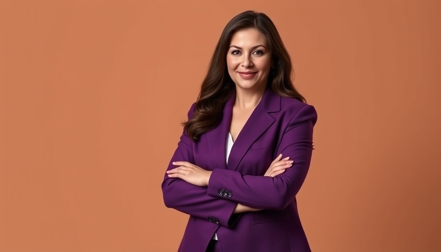 U.S. Virgin Islands tourism leadership, confident woman in purple blazer.