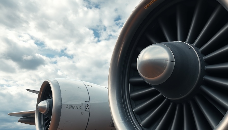 Large jet engines with turbines under a wing, IATA CO2 Connect data