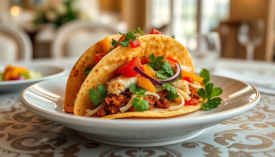 Gourmet taco dining option on Crystal Serenity cruise.