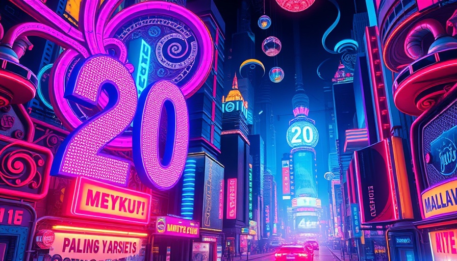 Vibrant banner predicting future of travel with futuristic cityscape.