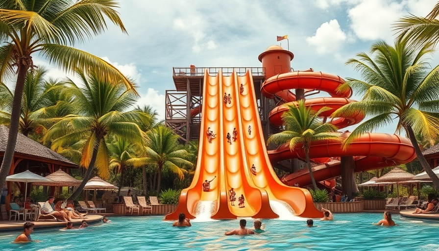 Family adventure at Atlantis Bahamas Aquaventure with iconic water slide.