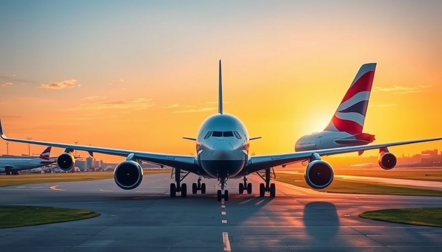 British Airways plane on runway at sunset, how to pick a travel destination.