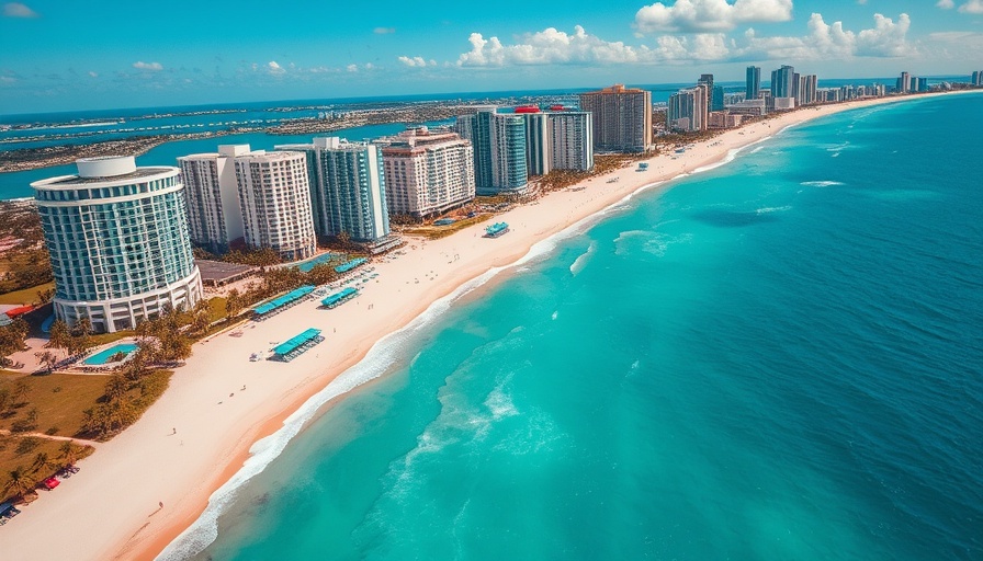 Aerial view of Miami Beach activities beyond Labor Day, vibrant and scenic.