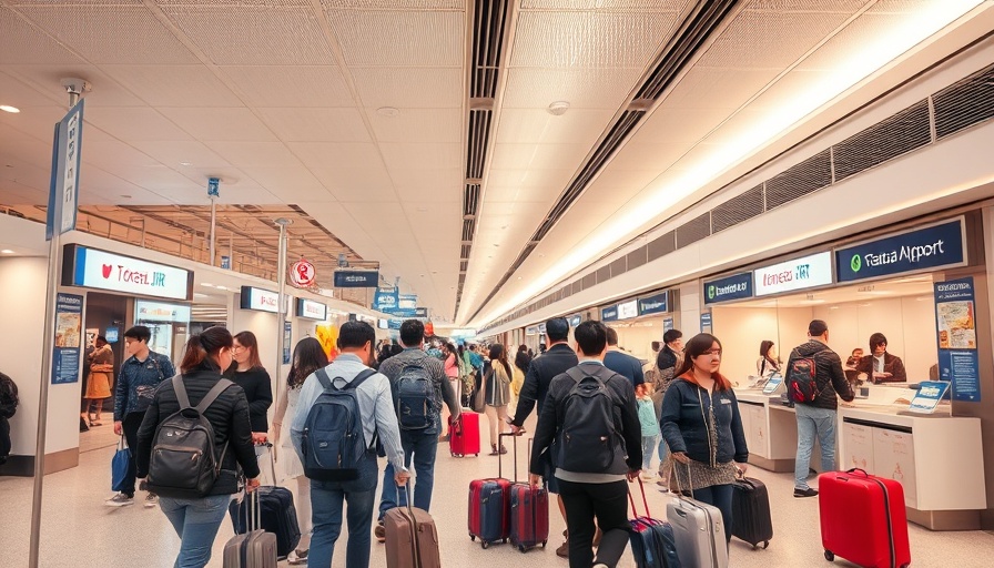 Travel tips from Kansai airport to Osaka: ticketing area at Kansai Airport.