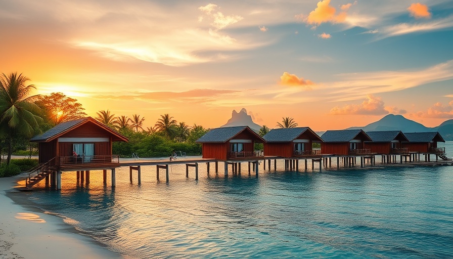 Idyllic overwater bungalows during sunset - how to pick a travel destination
