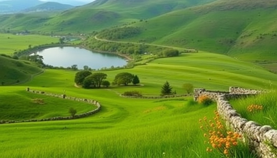 Tranquil countryside scene illustrating how to pick a travel destination.