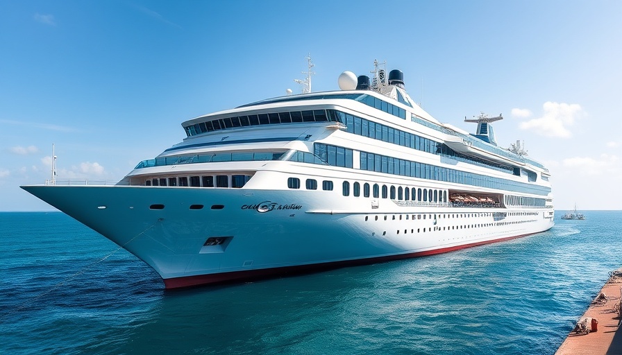 Large cruise ship ready for family adventure at sea.
