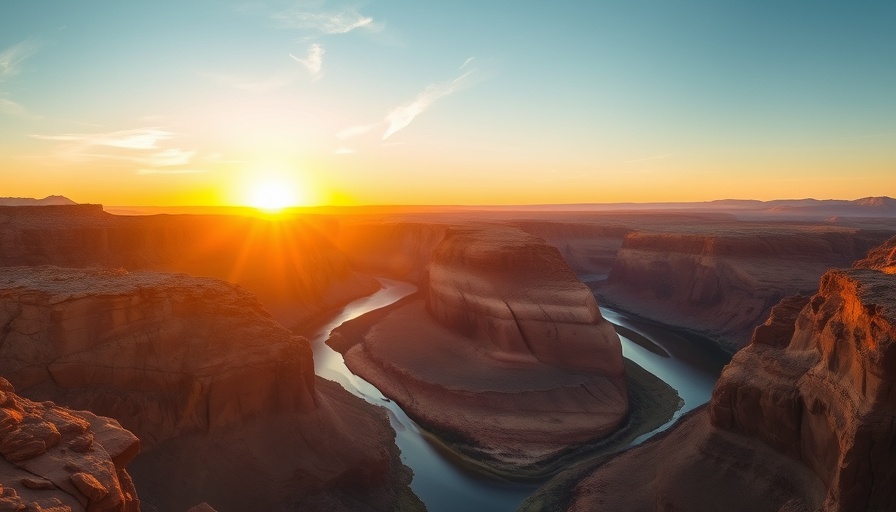 Breathtaking canyon view at sunset, a serene travel destination.