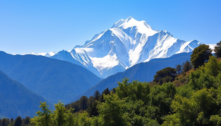 Manaslu Circuit Trek Guide: Stunning mountain view with lush greenery.