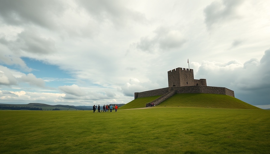 San Juan historic fort with lush greenery under cloudy sky.