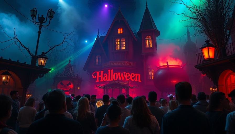 Halloween Horror Nights for Families at theme park with spooky attractions