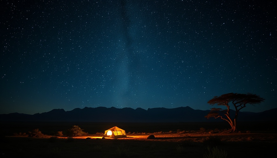 South Africa stargazing destinations under a vast starry sky.