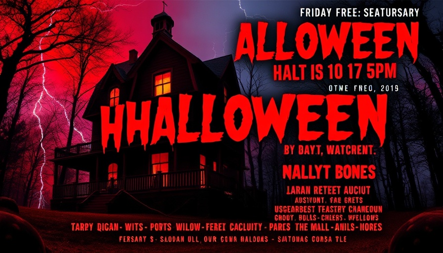 Halloween-themed concert poster for cultural events today in Seattle.