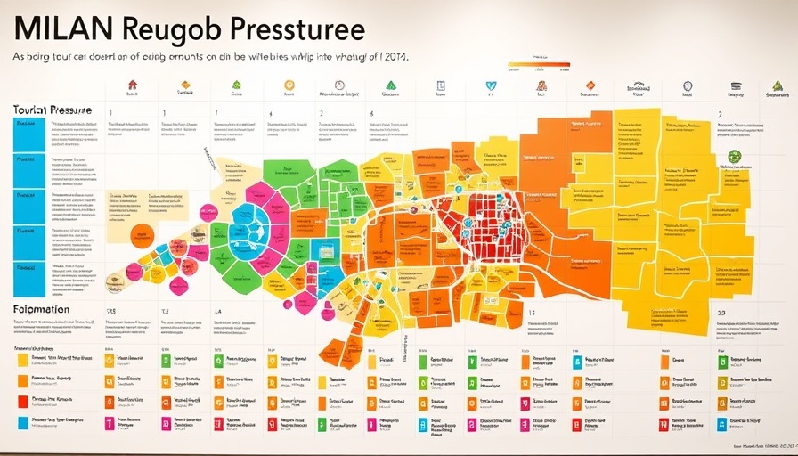 Chart depicting overtourism and urban quality of life in Milan.