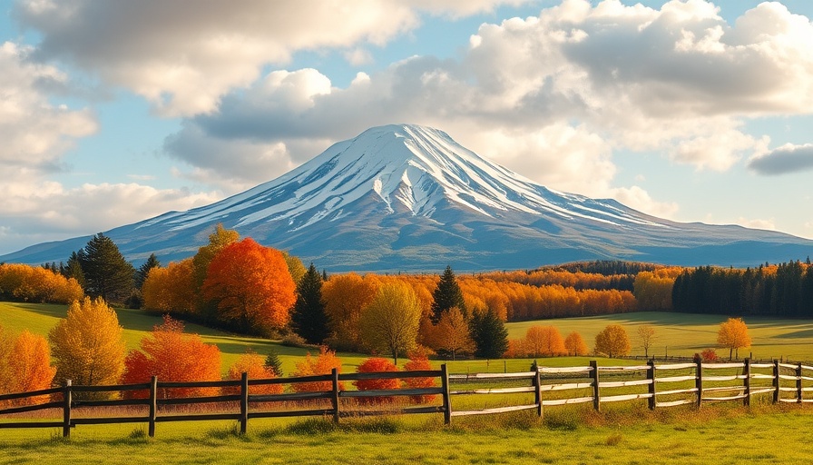 Captivating autumn scene illustrating how to pick a travel destination.
