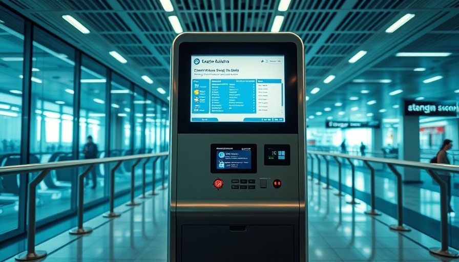CLEAR+ for Canadians: Modern airport security kiosk