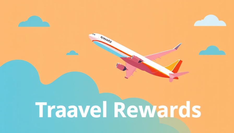 Promotional travel rewards illustration for travelling cheaply.