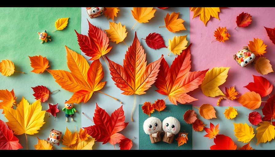 Colorful collage of DIY leaf crafts for fun family activities at home.