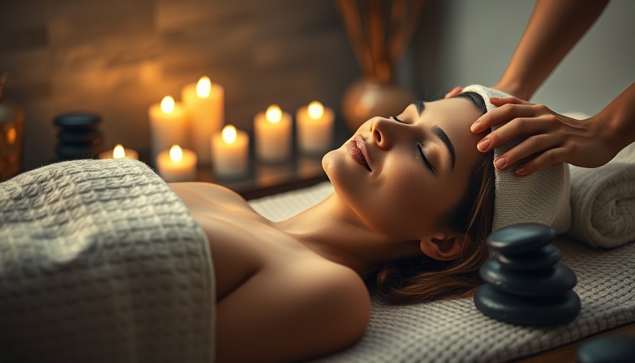 Tranquil spa massage scene, best global spa and wellness awards 2025.