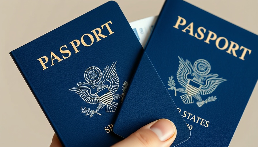 Travel on a budget: U.S. passports with tickets in hand.
