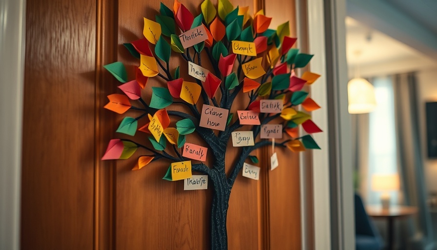 Fun family activity with a paper tree of gratitude.