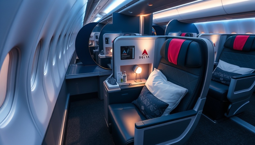 Delta One seat amenities and luxurious design, Family Travelling Delta One.