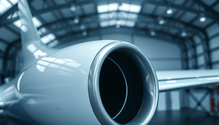 Modern airplane wing close-up for travel news.