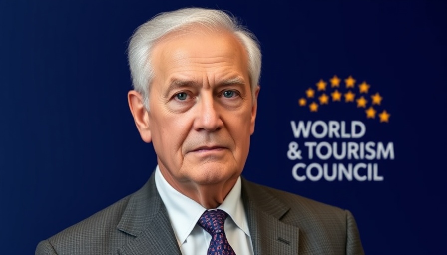 Travel news this week features distinguished man in suit with council logo.