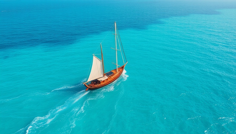 Traditional dhow sailing on Zanzibar's turquoise waters, Etihad Airways flights to Zanzibar.