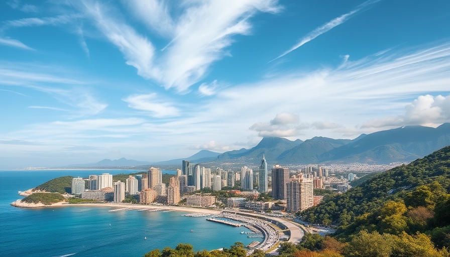 Coastal cityscape for how to pick a travel destination