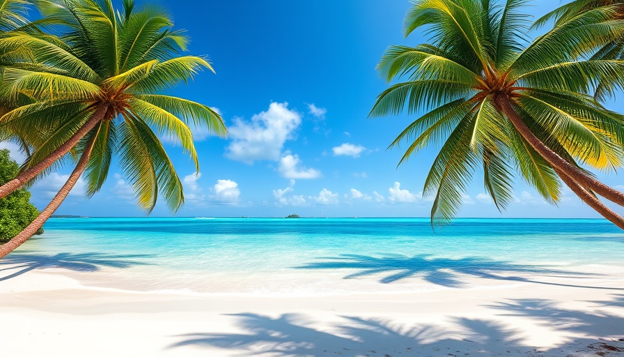 Serene tropical beach with palm trees and turquoise water - how to choose travel destination.