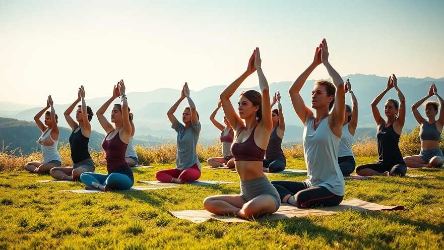 Family travel retreats: outdoor yoga for wellness tourism amidst nature.