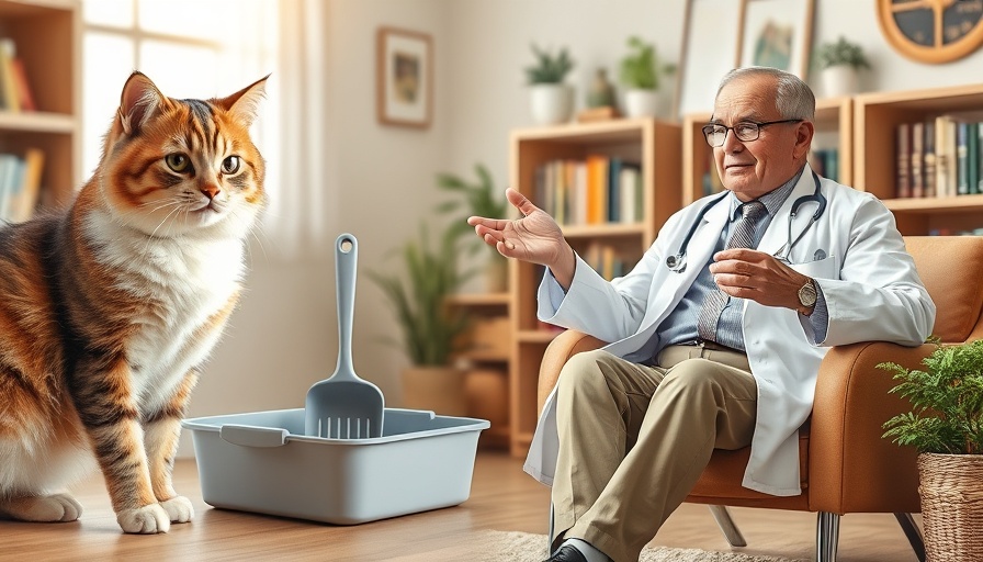 Informative cat litter health risk collage