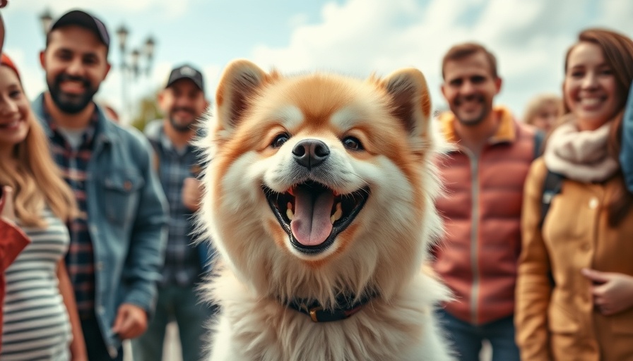 Fluffy dog outdoors illustrating the 3-3-3 rule for dogs concept.