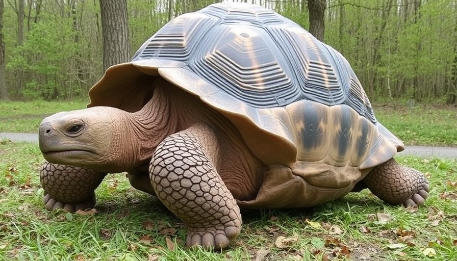 Giant Disabled Tortoise Has Something to Shell-ebrate