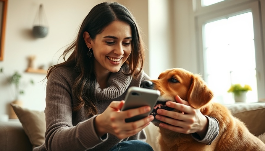 Woman bonding with pet dog engagingly on floor, showing mental sharpness.