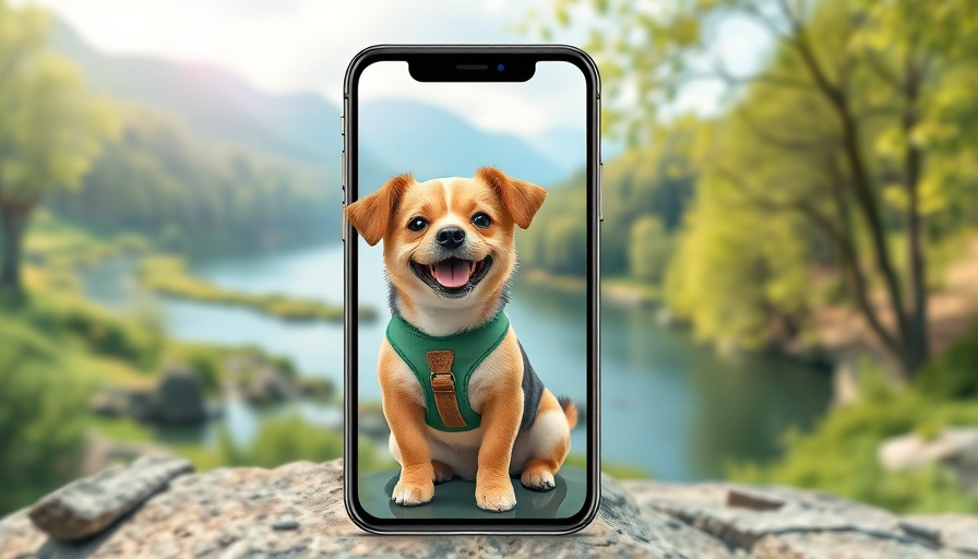 DogPack App 2025 Review graphic with happy dog outdoors.