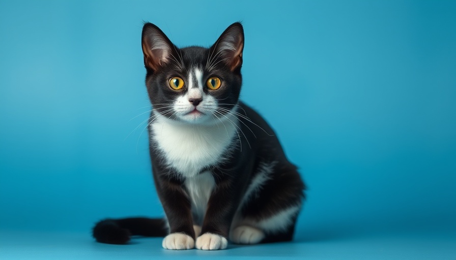 How to scold a cat correctly guide with black and white cat.